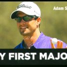 ADAM SCOTT 2014 TITLEIST MY FIRST MAJOR PROMO CARD MASTERS CHAMPION VERY RARE