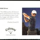 CHARLES HOWELL III 2006 CALLAWAY PROMO PGA TOUR GOLF CARD CHUCKY THREE STICKS