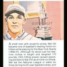 MEL OTT TRUE VALUE NEW YORK SAN FRANCISCO GIANTS ALL STAR WORLD SERIES HOF CARD