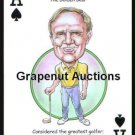 JACK NICKLAUS LEGEND MASTERS PGA TOUR CHAMPION GOLF SINGLE PLAYING SWAP CARD