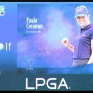 PAULA CREAMER HOT 2009 LPGA LOGO US OPEN CHAMPION CNC PINK PANTHER SP GOLF CARD