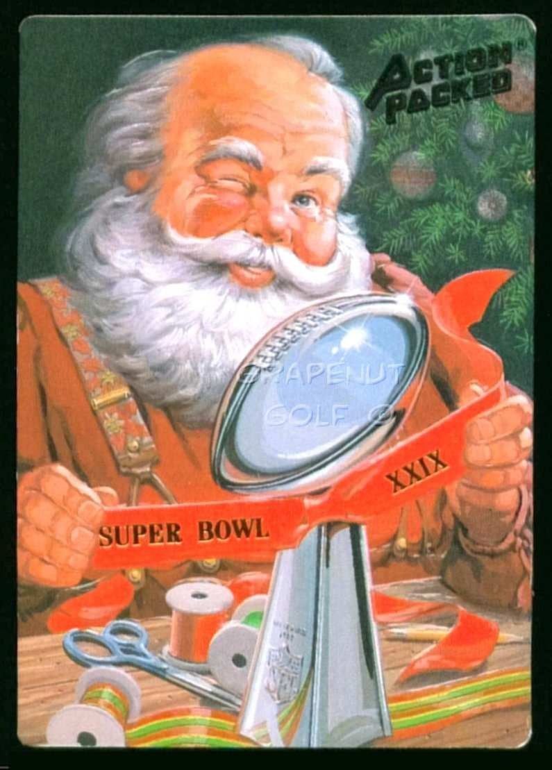 SANTA CLAUS 1994 ACTION PACKED INSERT SP SC2 KRIS KRINGLE CHRISTMAS STOCKING