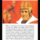 RED GRANGE TRUE VALUE GALLOPING GHOST CHICAGO BEARS FOOTBALL CARD NY YANKEES