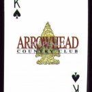 ARROWHEAD COUNTRY CLUB MYRTLE BEACH SC SINGLE PLAYING SWAP COLLECTIBLE CARD