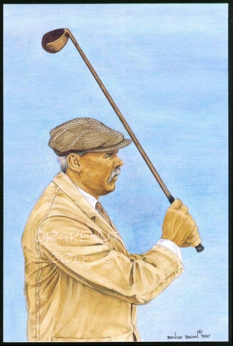 JAMES BRAID ST ANDREWS BRITISH OPEN CHAMPION GOLF CARD