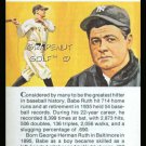 BABE RUTH TRUE VALUE NY YANKEES BOSTON RED SOX BRAVES CARD MVP AS WORLD SERIES