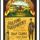 GOLF CLUBS BAGS PLUS FOURS BALLS BRIDGE SINGLE PLAYING SWAP COLLECTIBLE CARD