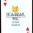 SEA TRAIL GOLF RESORT SUNSET MYRTLE BEACH SINGLE PLAYING SWAP COLLECTIBLE CARD