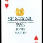 SEA TRAIL GOLF RESORT SUNSET MYRTLE BEACH SINGLE PLAYING SWAP COLLECTIBLE CARD