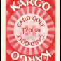 KARGO RED VERSION SINGLE VINTAGE OLD EARLY GOLF GAME SWAP COLLECTIBLE CARD