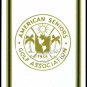 ASGA WHITE VERSION AMERICAN SENIORS GOLF SINGLE PLAYING SWAP COLLECTIBLE CARD