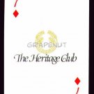 THE HERITAGE CLUB MYRTLE BEACH SINGLE PLAYING SWAP COLLECTIBLE CARD
