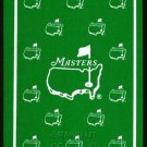 MASTERS MULTI LOGO GREEN AUGUSTA NATIONAL SINGLE PLAYING SWAP CARD