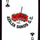 AZALEA SANDS GOLF COURSE MYRTLE BEACH SINGLE PLAYING SWAP COLLECTIBLE CARD