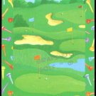GOLF COURSE TEE BORDER GREEN VERSION SINGLE PLAYING SWAP COLLECTIBLE GOLF CARD