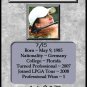 SANDRA GAL HOT BALLY 2011 LPGA ROOKIE CARD XRC SP CARD #1/15!