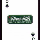 RIVER HILLS GOLF CLUB MYRTLE BEACH SC SINGLE PLAYING SWAP COLLECTIBLE CARD