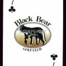 BLACK BEAR GOLF CLUB MYRTLE BEACH SINGLE PLAYING SWAP COLLECTIBLE CARD