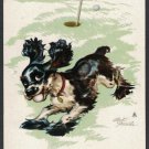 JOKER COCKER SPANIEL BUTCH DOG STAEHLE GOLF THIEF NO AD SINGLE PLAYING SWAP CARD
