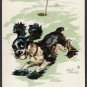 JOKER COCKER SPANIEL BUTCH DOG STAEHLE GOLF THIEF NO AD SINGLE PLAYING SWAP CARD