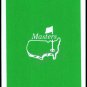 MASTERS SINGLE PLAYING SWAP GREEN AUGUSTA NATIONAL GOLF CARD CONGRESS LOGO JOKER