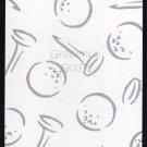 ACE SPADES GOLF BALL & TEES SINGLE PLAYING SWAP COLLECTIBLE GOLF CARD