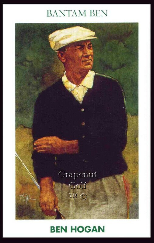 BANTAM BEN HOGAN MUELLER GOLFS GREATEST THE HAWK CARD #11