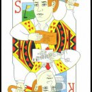 ACE OF SPADES LEEDS OF LONDON SINGLE PLAYING SWAP COLLECTIBLE GOLF CARD