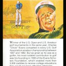 CHICK EVANS TRUE VALUE US OPEN AMATEUR HOF GOLF CARD