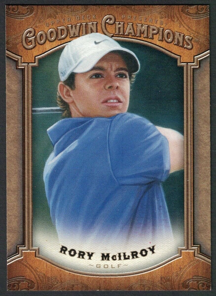 RORY McILROY 2014 UD UPPER DECK GOODWIN CHAMPIONS US OPEN MAJOR CHAMPION #74