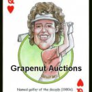 NANCY LOPEZ HOF LEGEND 48 LPGA TOUR WINS GOLF SINGLE PLAYING SWAP CARD