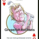 GREG NORMAN THE SHARK HOF PGA TOUR GOLF SINGLE PLAYING SWAP CARD