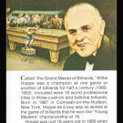 WILLIAM HOPPE TRUE VALUE BILLIARDS POOL CHAMP HOF CARD