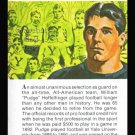 PUDGE HEFFELFINGER TRUE VALUE YALE HOF FOOTBALL CARD