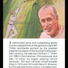 BILL TILDEN TRUE VALUE GRAND SLAM DAVIS CUP HOF TENNIS CARD