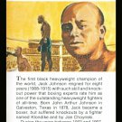 JACK JOHNSON TRUE VALUE GALVESTON GIANT PRO BOXING CARD