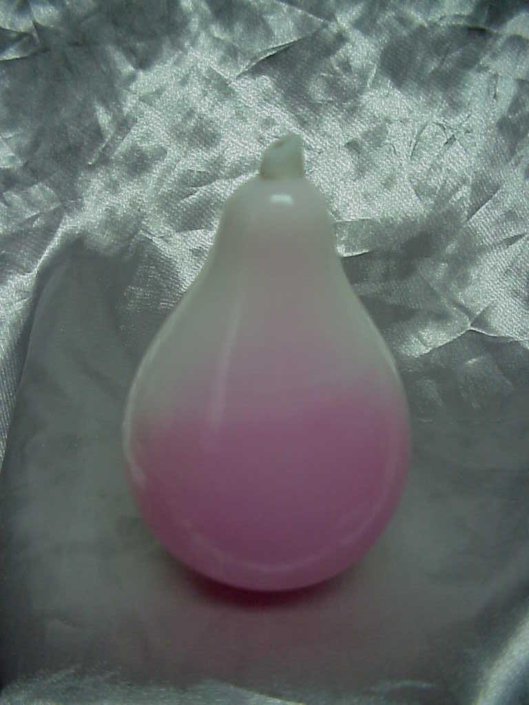 Antique New England Peach Blow Blown Pear Libbey