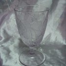 Antique EAPG Goblet Lotus Pattern 1870's pattern glass