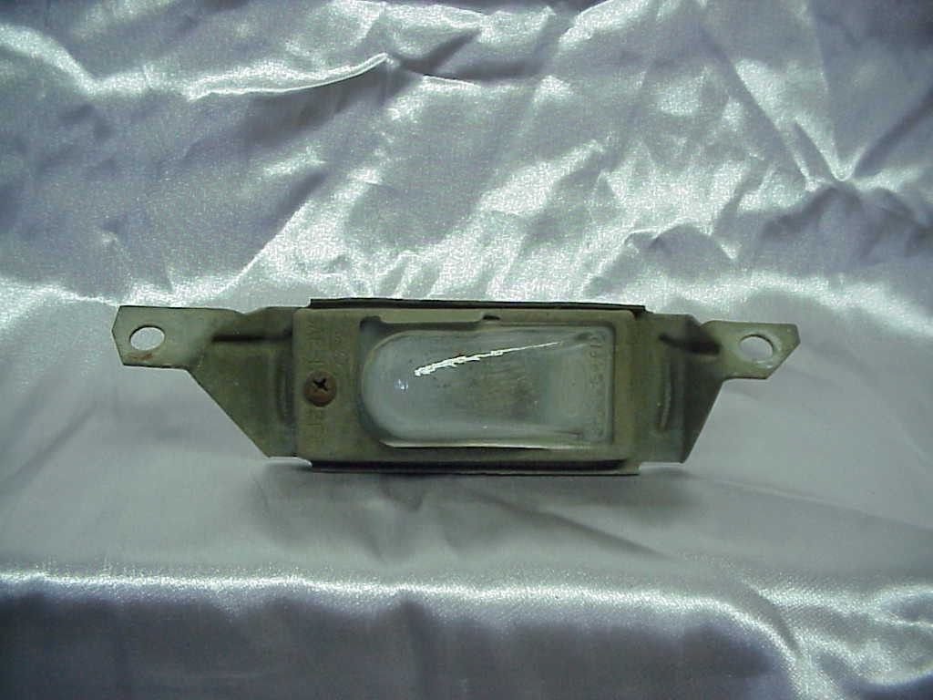 License Plate Light Ford Assembly Bracket & Glass Lens 70&acirc;��s or 60&acirc;��s