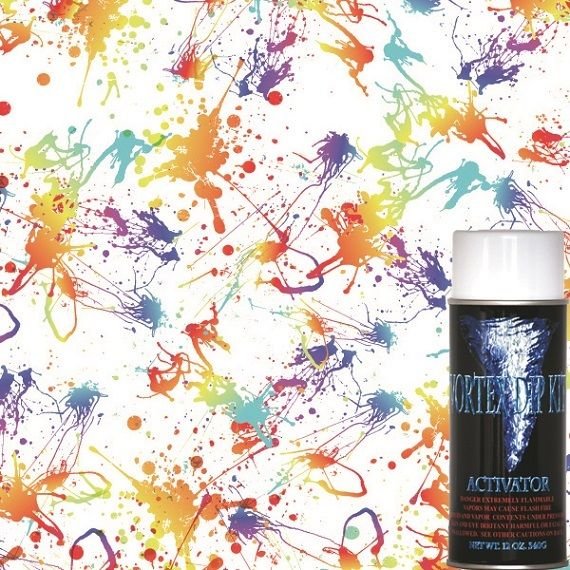 Hydrographics Film Paint Splash & Activator Hydrodipping Water Transfer