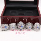 5pcs/set 2001 2003 2004 2014 2016 New England Patriots Super Bowl Champions