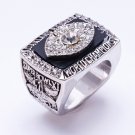 Wholesale 1976 Super Bowl Oakland Raiders Zinc Alloy silver plated Custom S