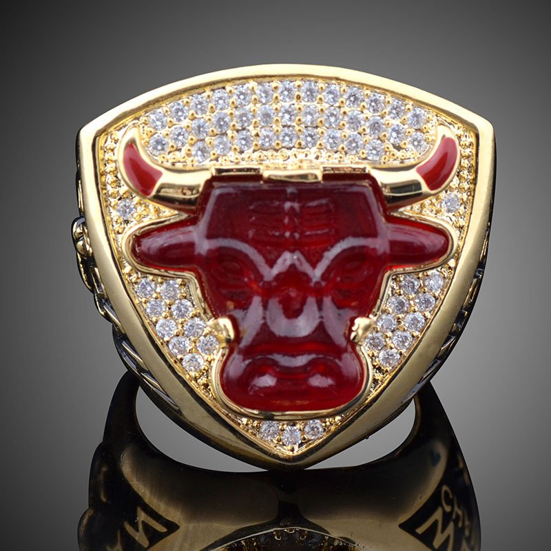 Championship Rings For Michael Jeffrey Jordan Fan Gift 1993 Global Basketba