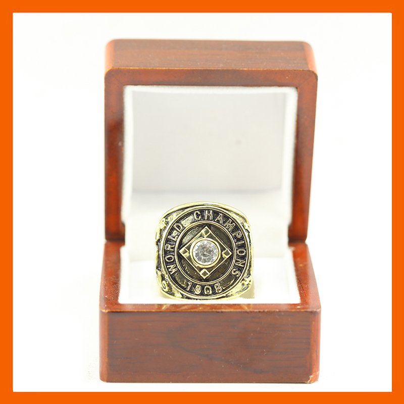REPLICA 1908 CHICAGO CUBS BASEBALL WORLD SERIES CHAMPIONSHIP RING US SIZE 8