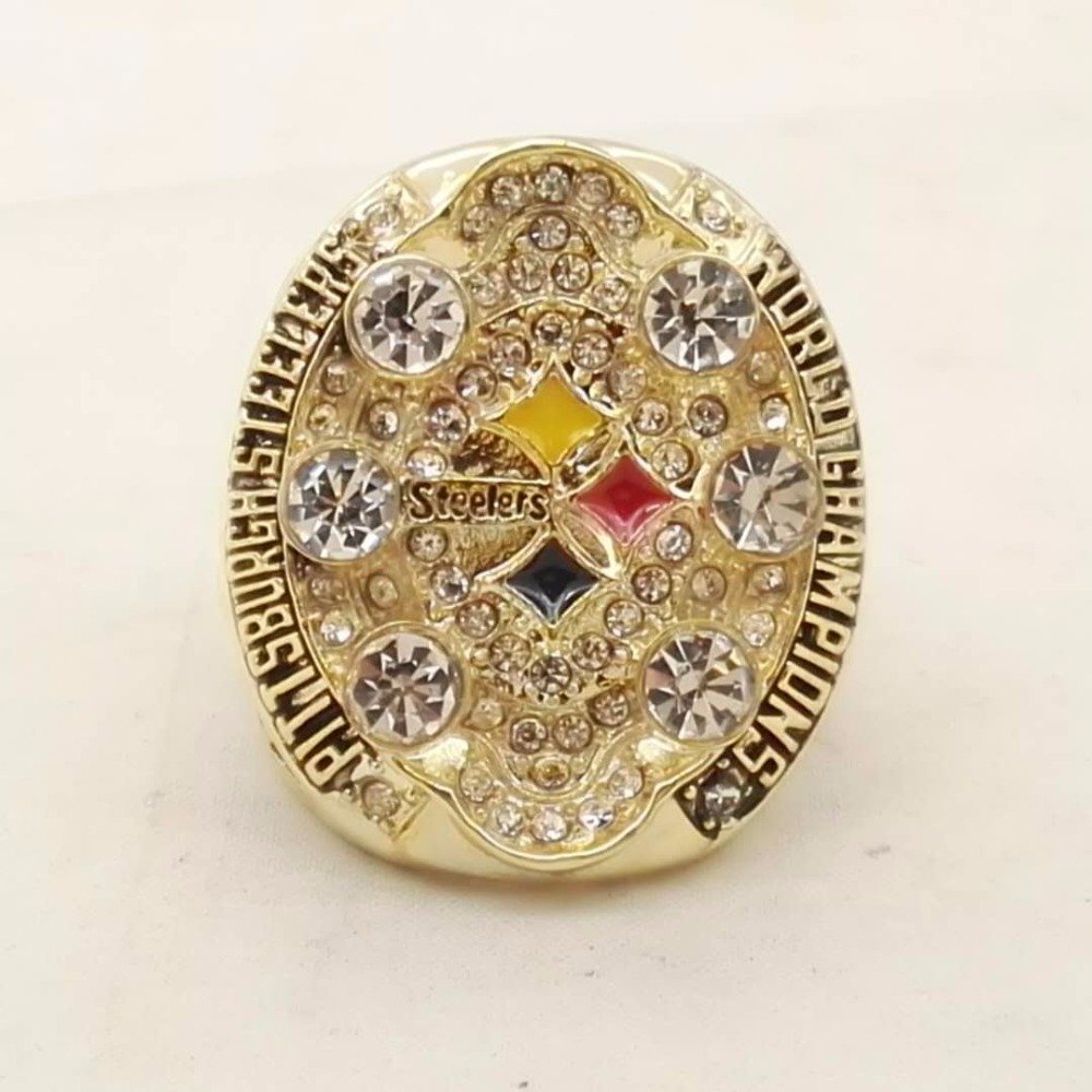 Drop shipping Replica Newest Design 2008 Super Bowl Pittsburgh Steelers Cha