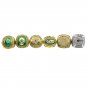 Drop shipping 6pcs/set GREEN BAY PACKERS 1961 1965 1966 1967 1996 2010 SUPE