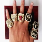 6 PCS 1991 1992 1993 1996 1997 1998 Michael Jordan Chicago Bulls Replica Ch