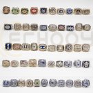 newest 51pcs  1966   2016 51 Years Super Bowl Championship Rings set Drop S