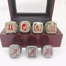 Wholesale Replica 7 Sets 1992/2009/2011/2012/2015/2015 Alabama Crimson Tide