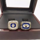 Free Shipping 2pcs 1972/1973 Miami Dolphins Football Super Bowl Replica zin